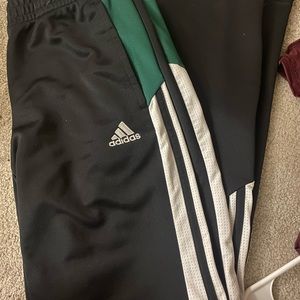 Adidas Sweat Pants. Track pants. Not sweat material instead.